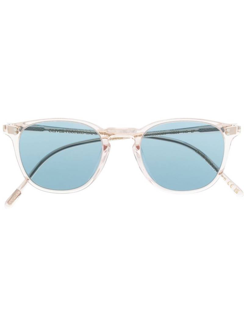 Oliver Peoples transparent-frame sunglasses - White von Oliver Peoples