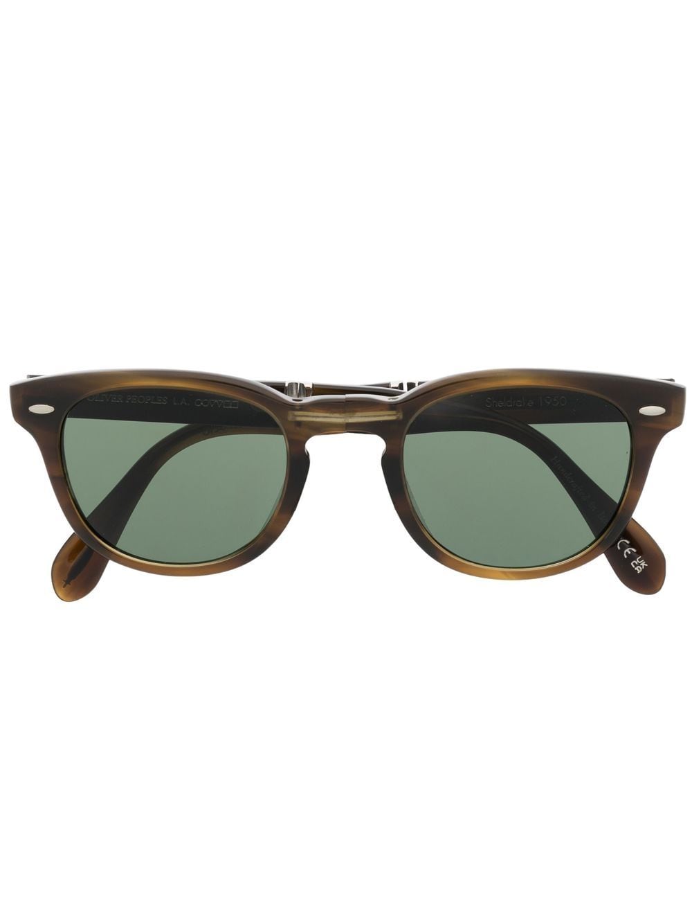 Oliver Peoples wayfarer-frame sunglasses - Brown von Oliver Peoples