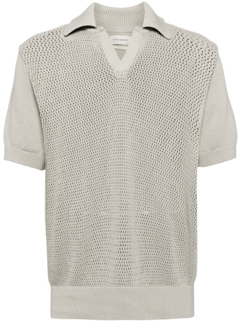 Oliver Spencer Oli organic cotton polo shirt - Grey von Oliver Spencer