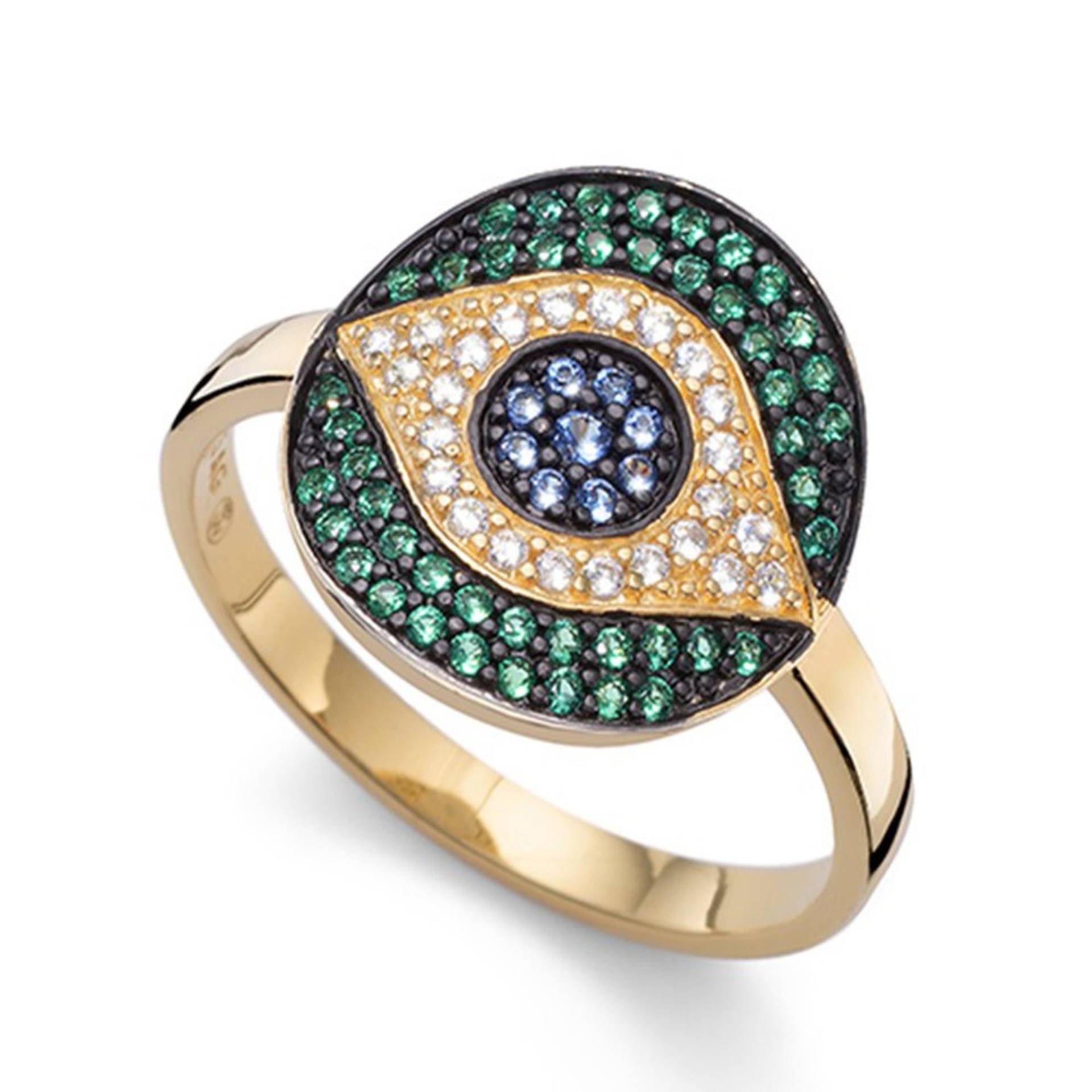 Ring Mystique Damen Gold 17mm von Oliver Weber Collection