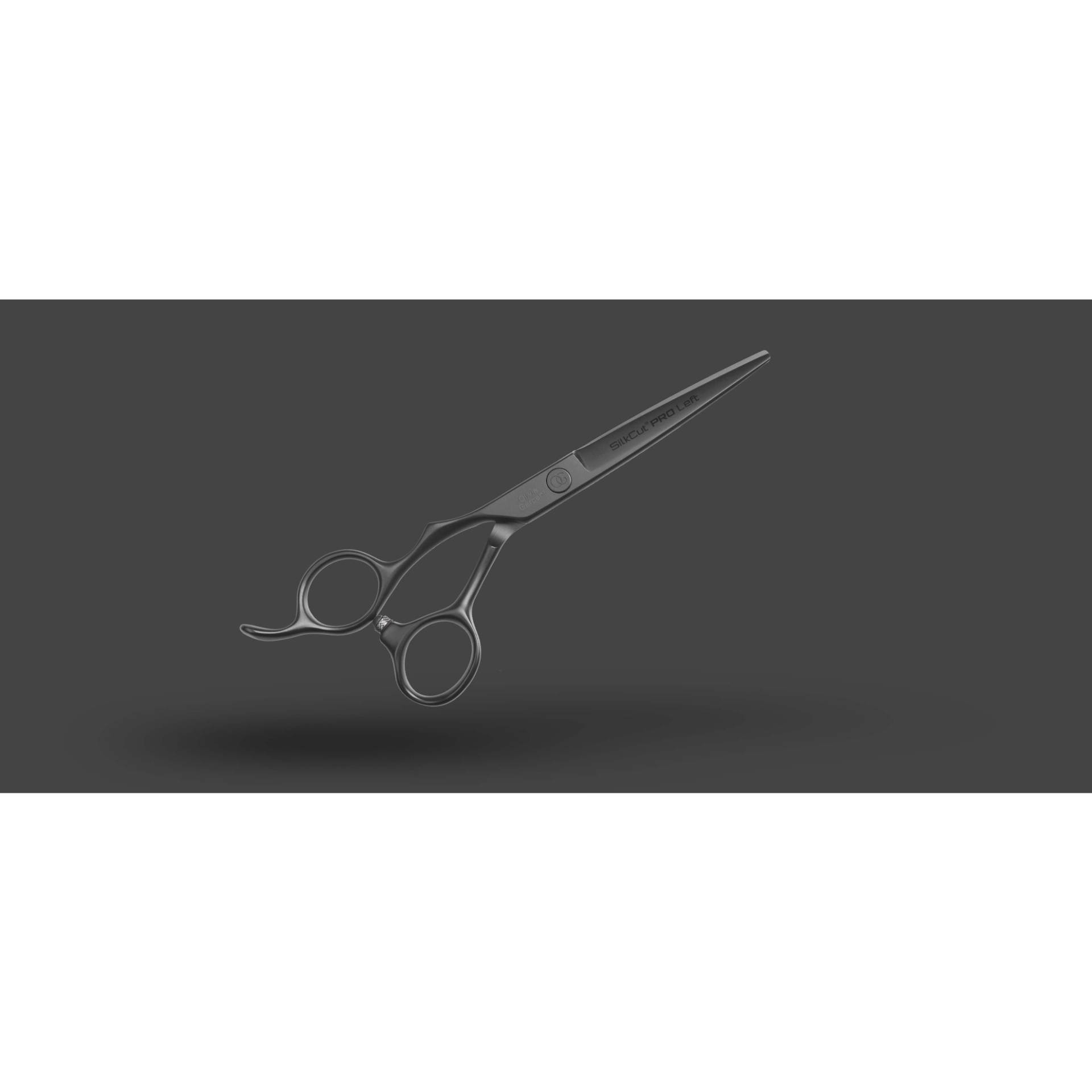 Olivia Garden SilkCut PRO Matt Black Hair cutting scissors 5,75`` LH von Olivia Garden