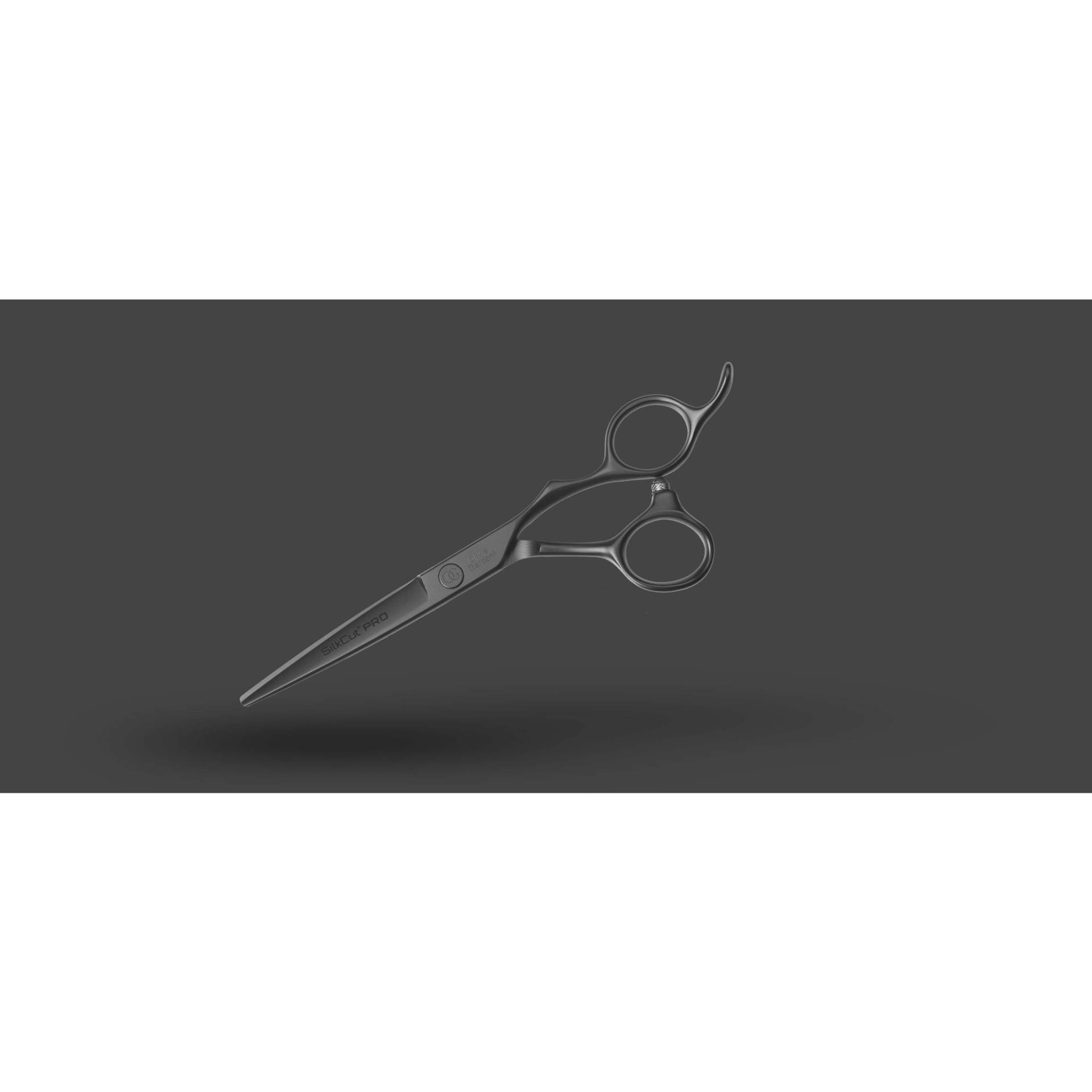 Olivia Garden SilkCut PRO Matt Black Hair cutting scissors 5,75`` RH von Olivia Garden