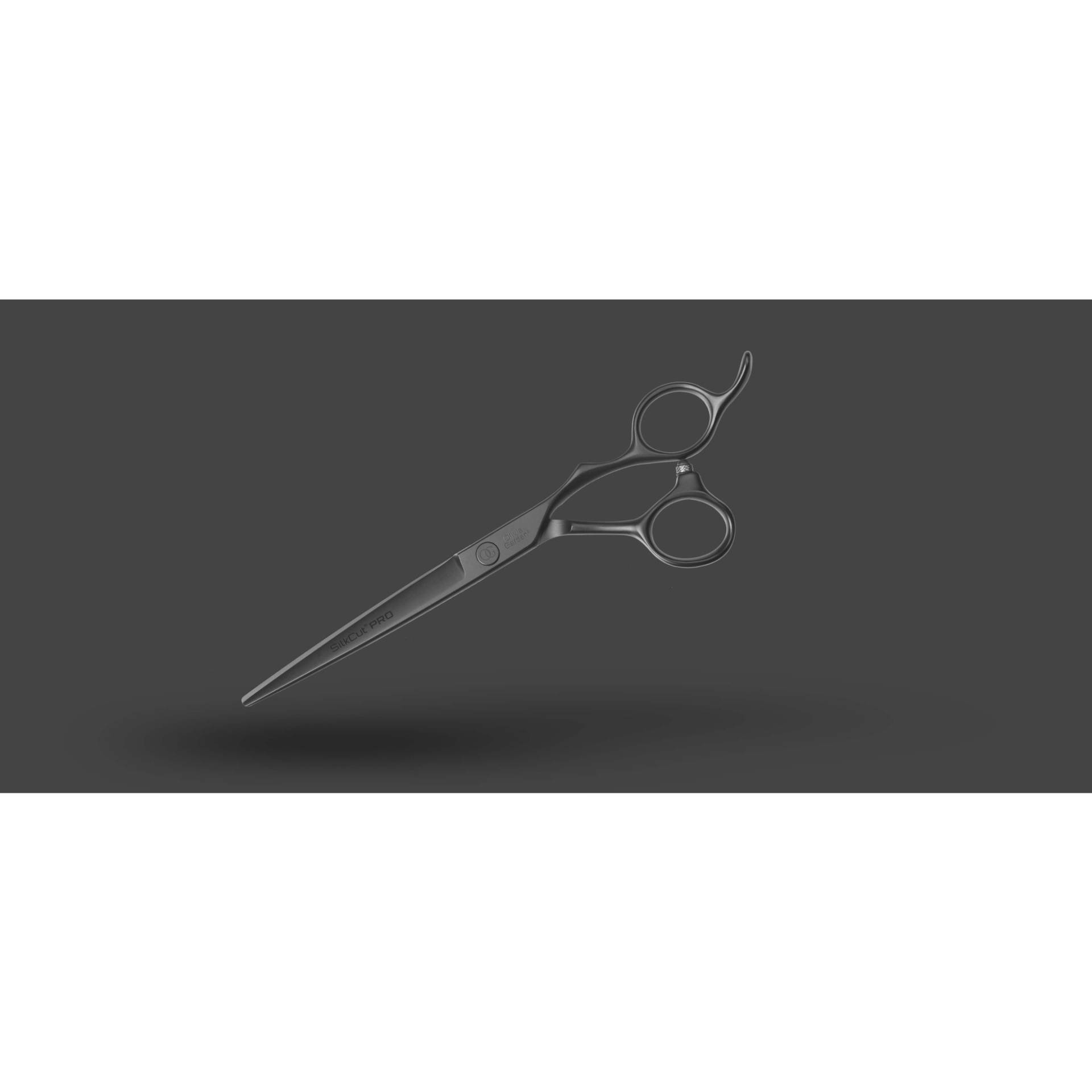 Olivia Garden SilkCut PRO Matt Black Hair cutting scissors 6,50`` RH von Olivia Garden