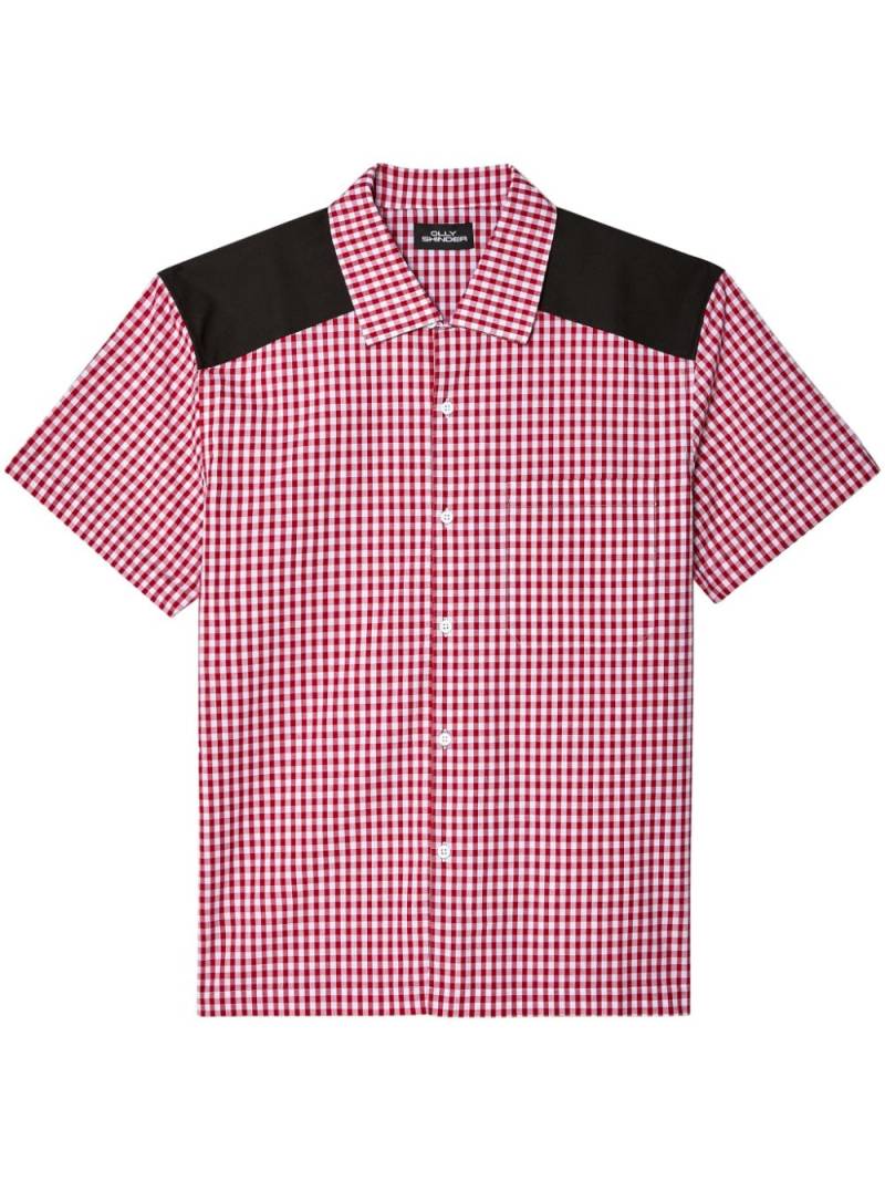 Olly Shinder gingham check-print shirt - Red von Olly Shinder