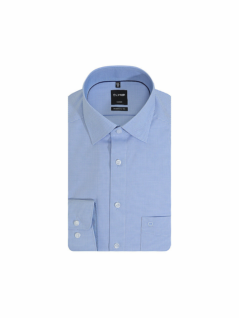 OLYMP Hemd Modern Fit blau | 39 von Olymp