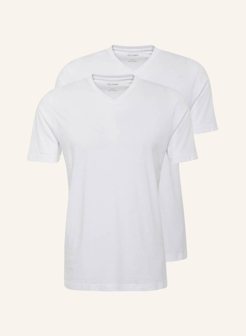 Olymp 2er-Pack T-Shirts weiss Olymp 2er-Pack T-Shirts weiss von Olymp