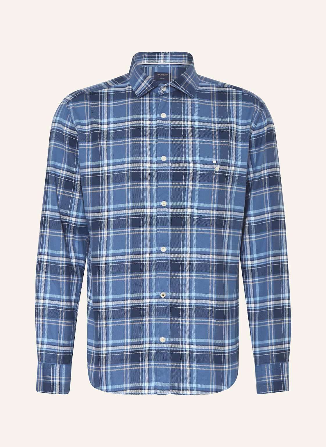 Olymp Hemd Casual Regular Fit blau Olymp Hemd Casual Regular Fit blau von Olymp