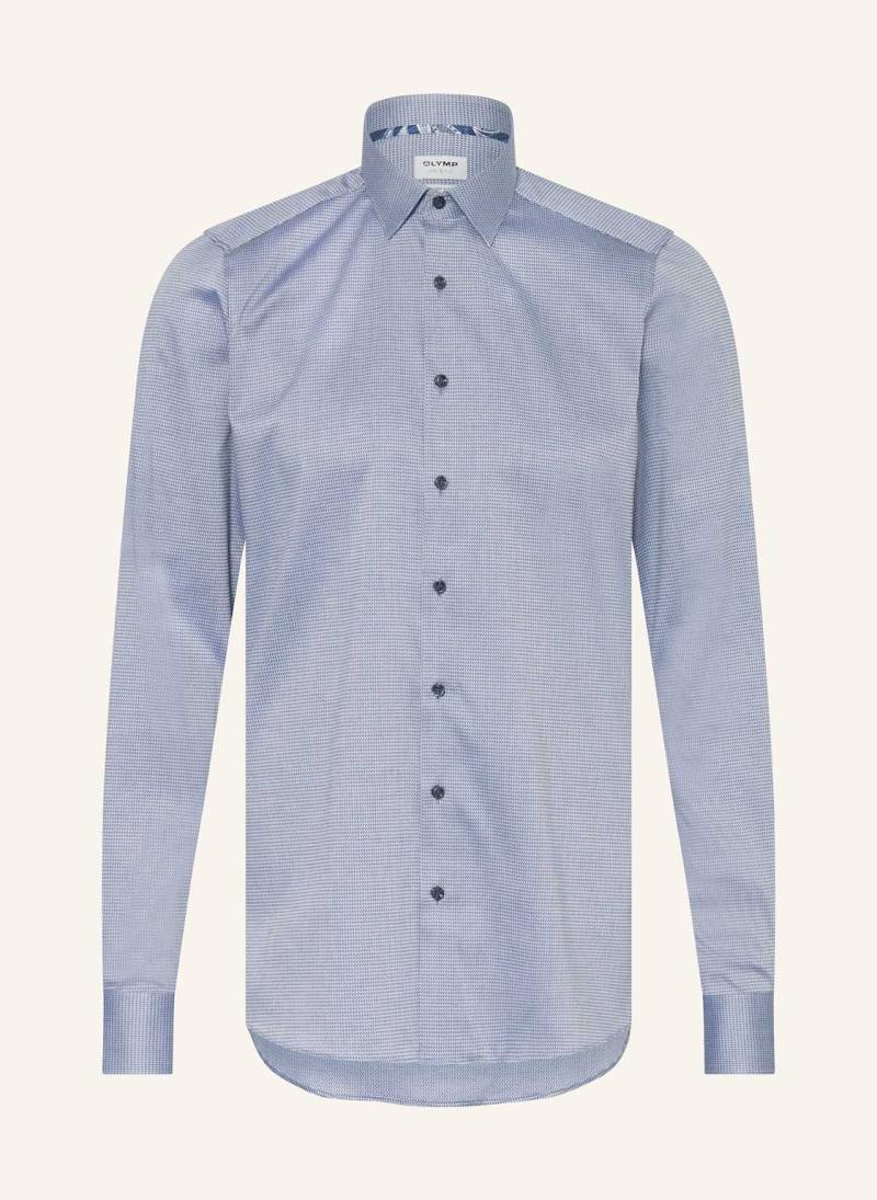 Olymp Hemd Level Five Body Fit Mit Extra Langem Arm blau von Olymp