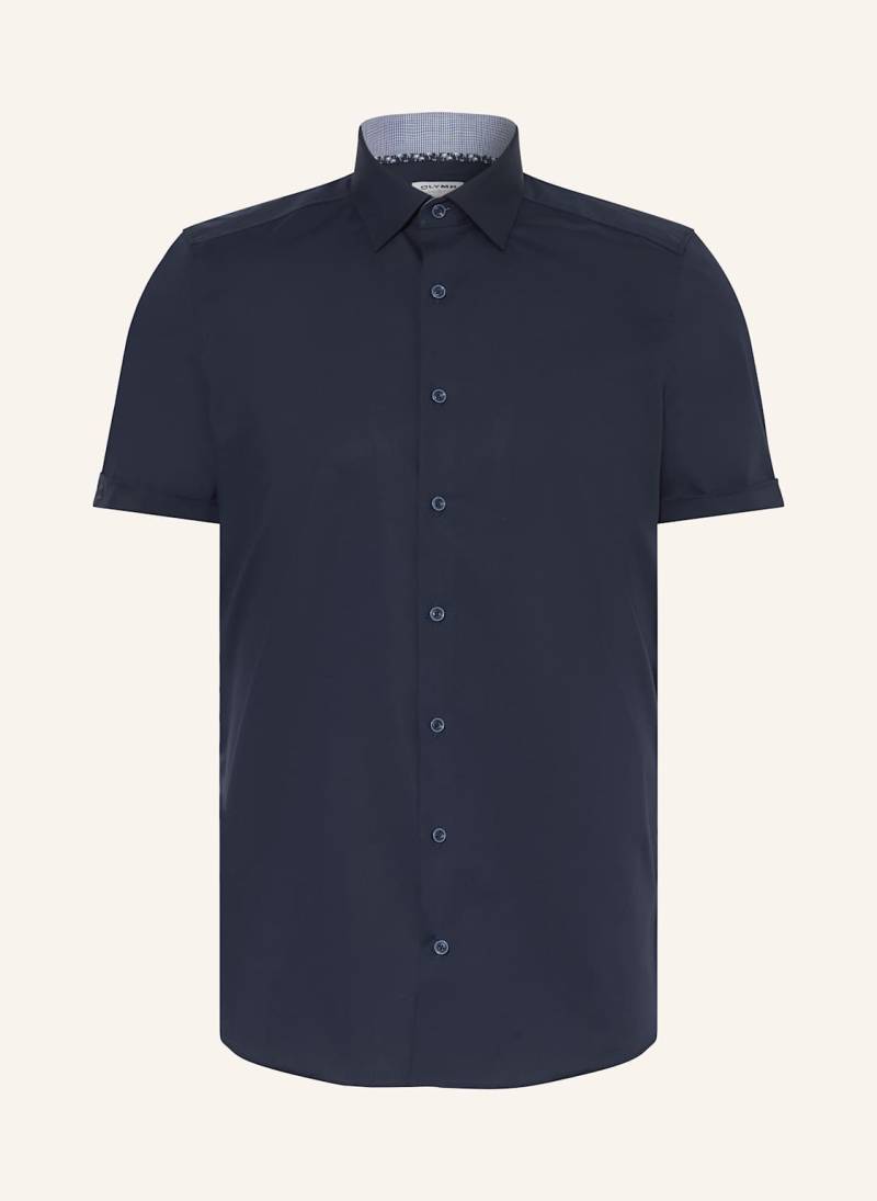 Olymp Kurzarm-Hemd Level Five Body Fit blau von Olymp
