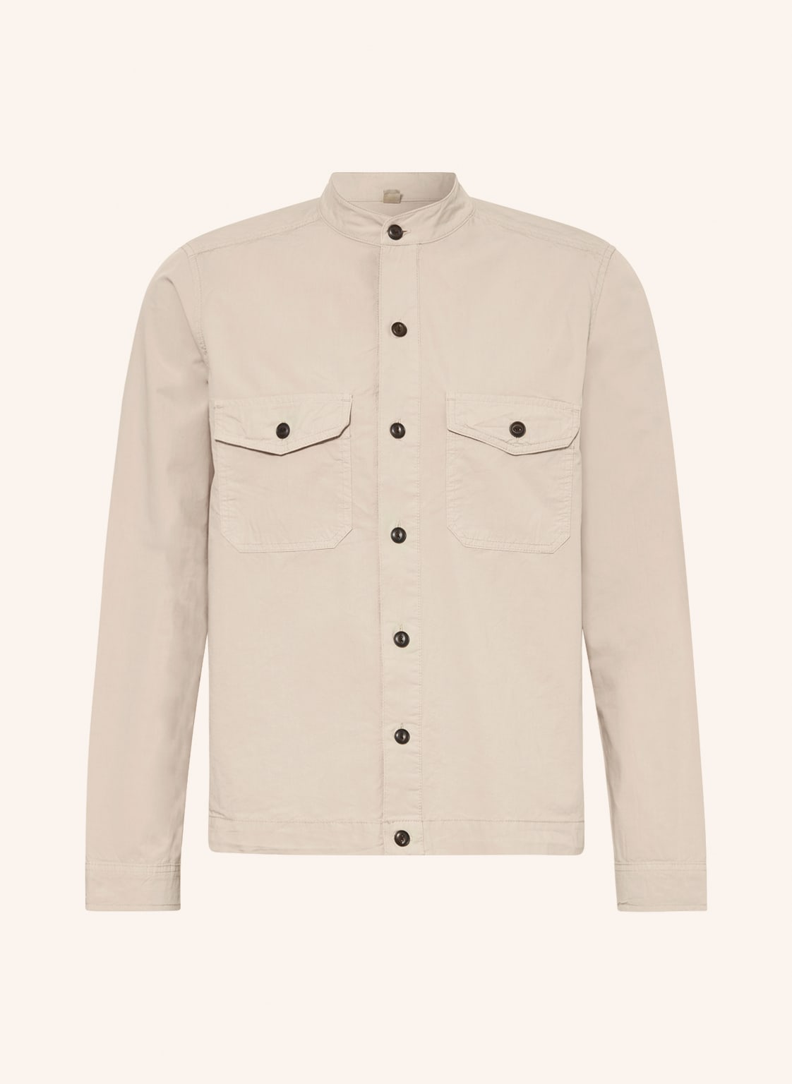 Olymp Hemd Level Five Smart Casual Body Fit Mit Stehkragen beige Olymp Hemd Level Five Smart Casual Body Fit Mit Stehkragen beige von Olymp