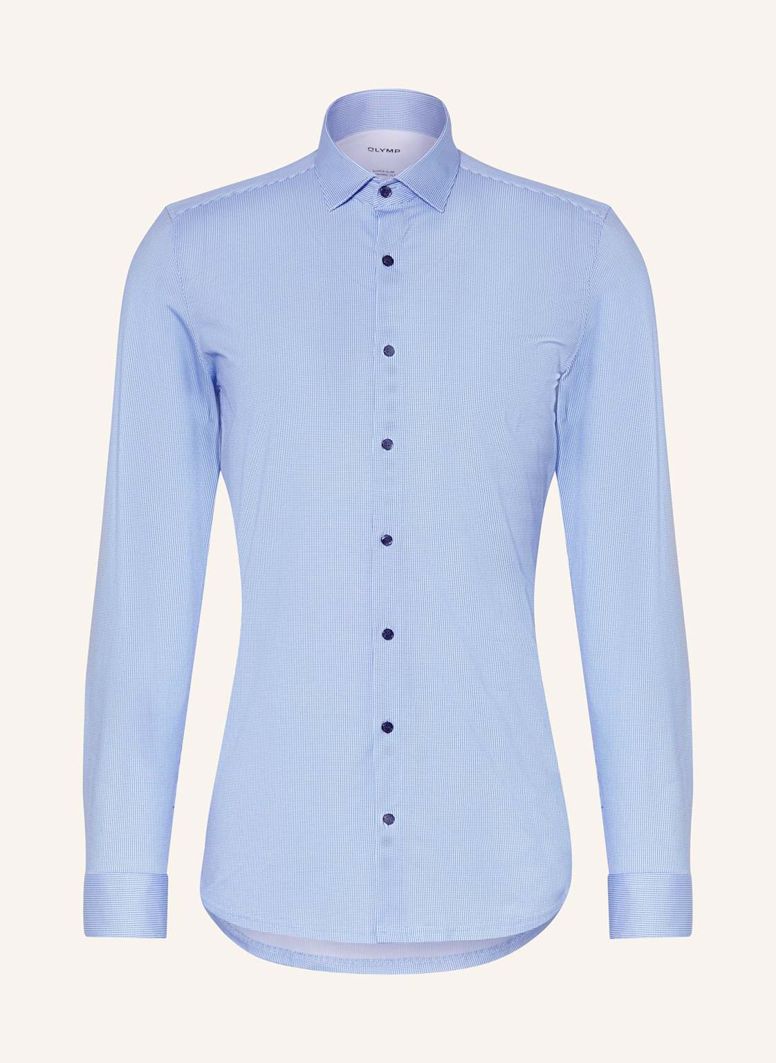 Olymp Hemd No. Six Super Slim blau Olymp Hemd No. Six Super Slim blau von Olymp