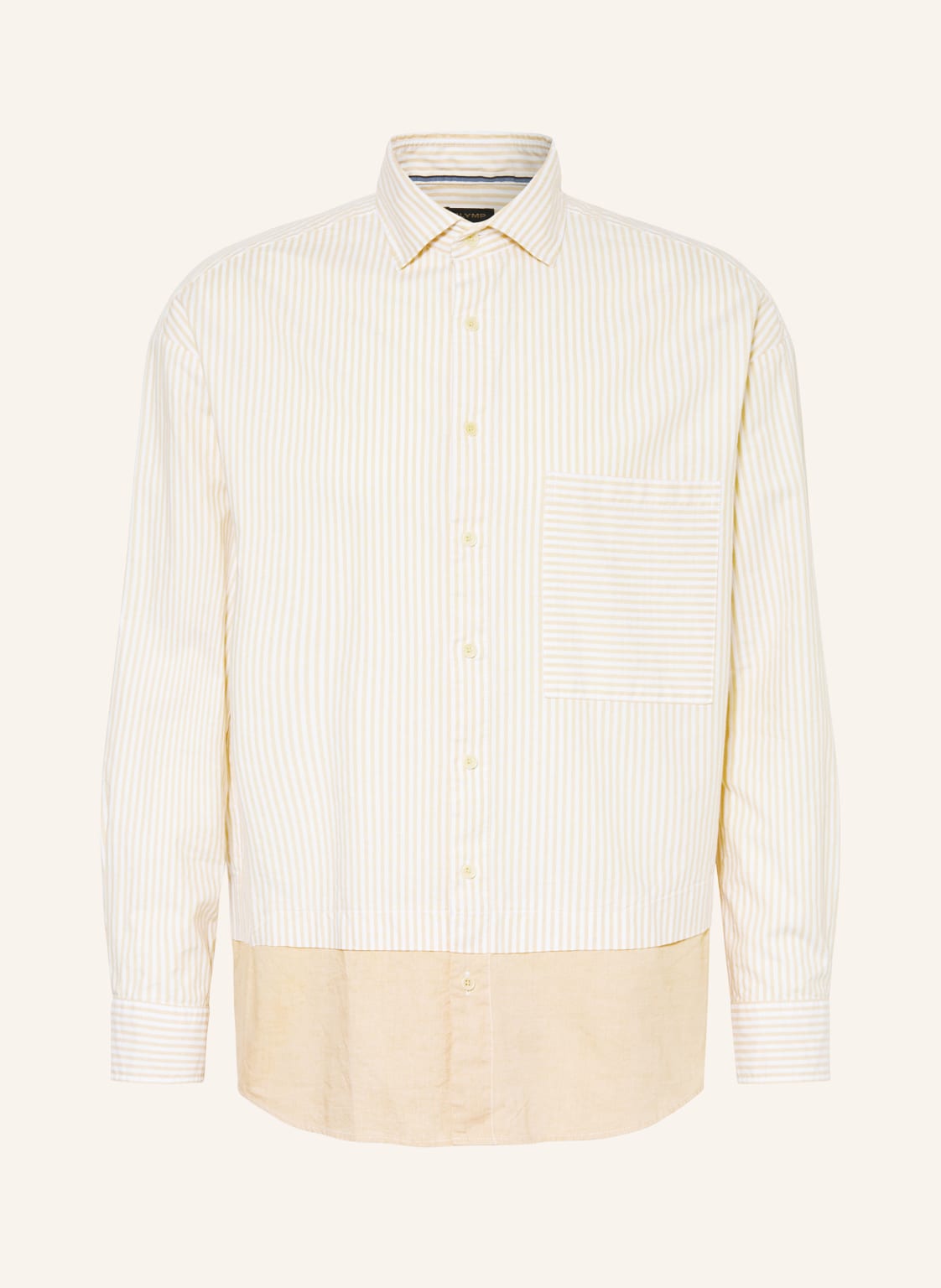 Olymp Hemd Relaxed Fit beige Olymp Hemd Relaxed Fit beige von Olymp