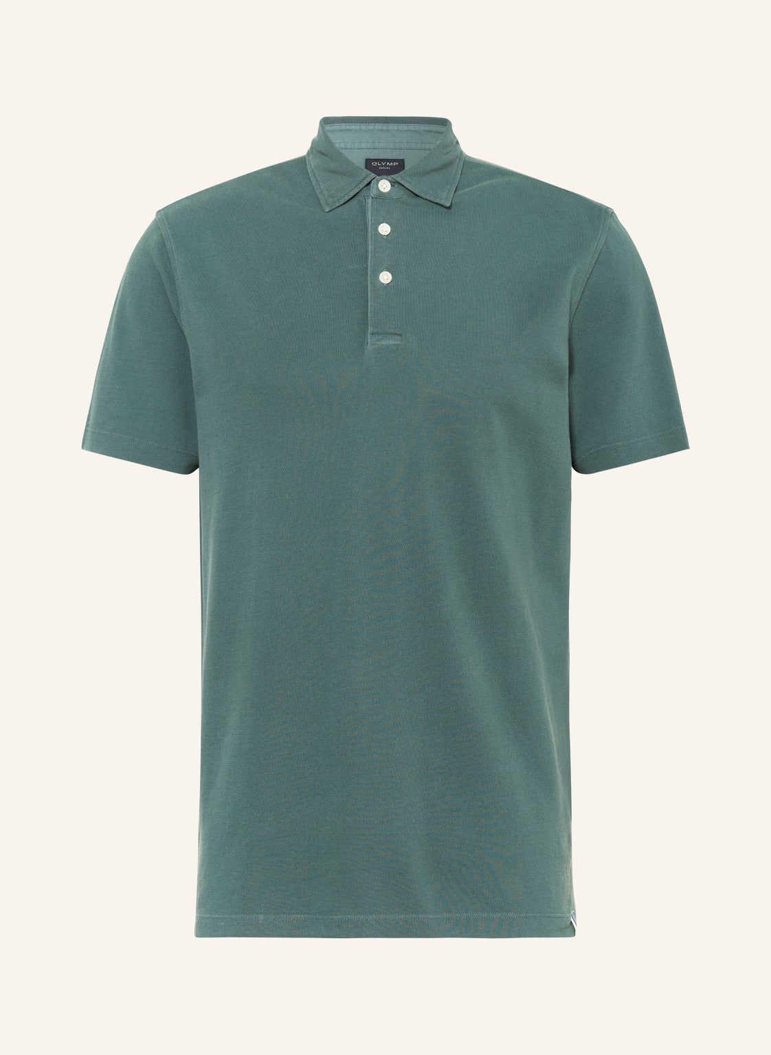 Olymp Jersey-Poloshirt Level Five Casual Fit gruen von Olymp