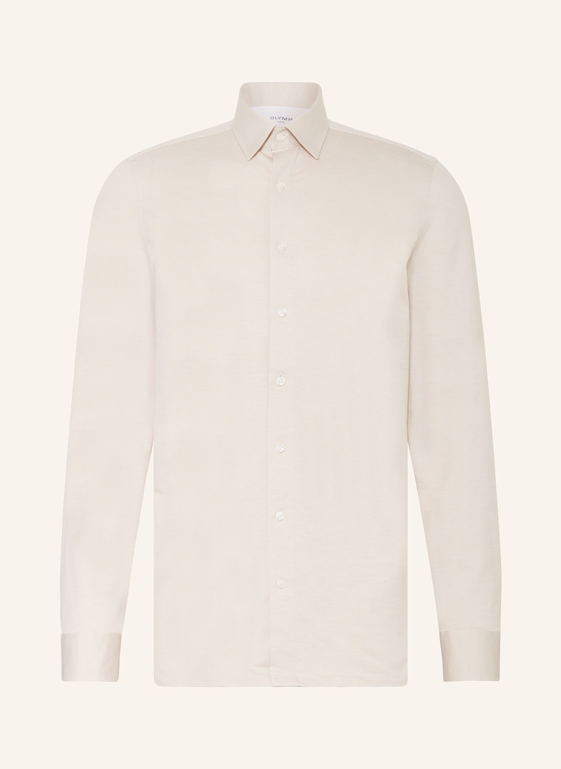 Olymp Jerseyhemd Luxor 24/Seven Modern Fit beige Olymp Jerseyhemd Luxor 24/Seven Modern Fit beige von Olymp
