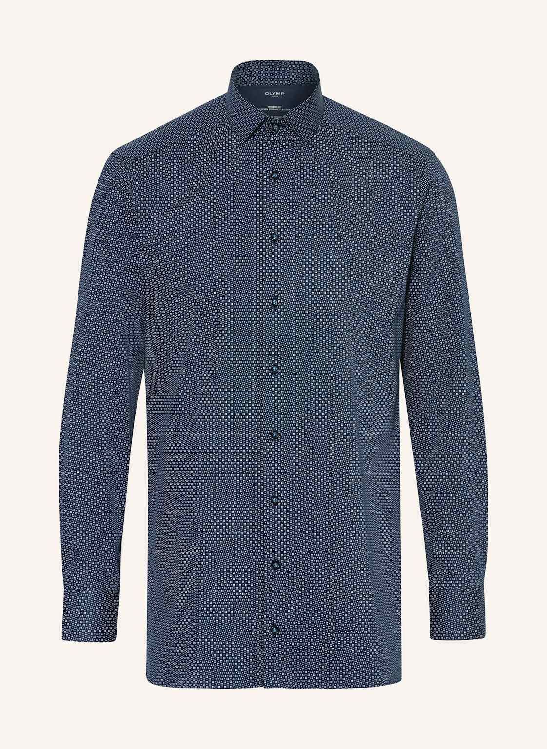 Olymp Jerseyhemd Luxor 24/Seven Modern Fit blau von Olymp