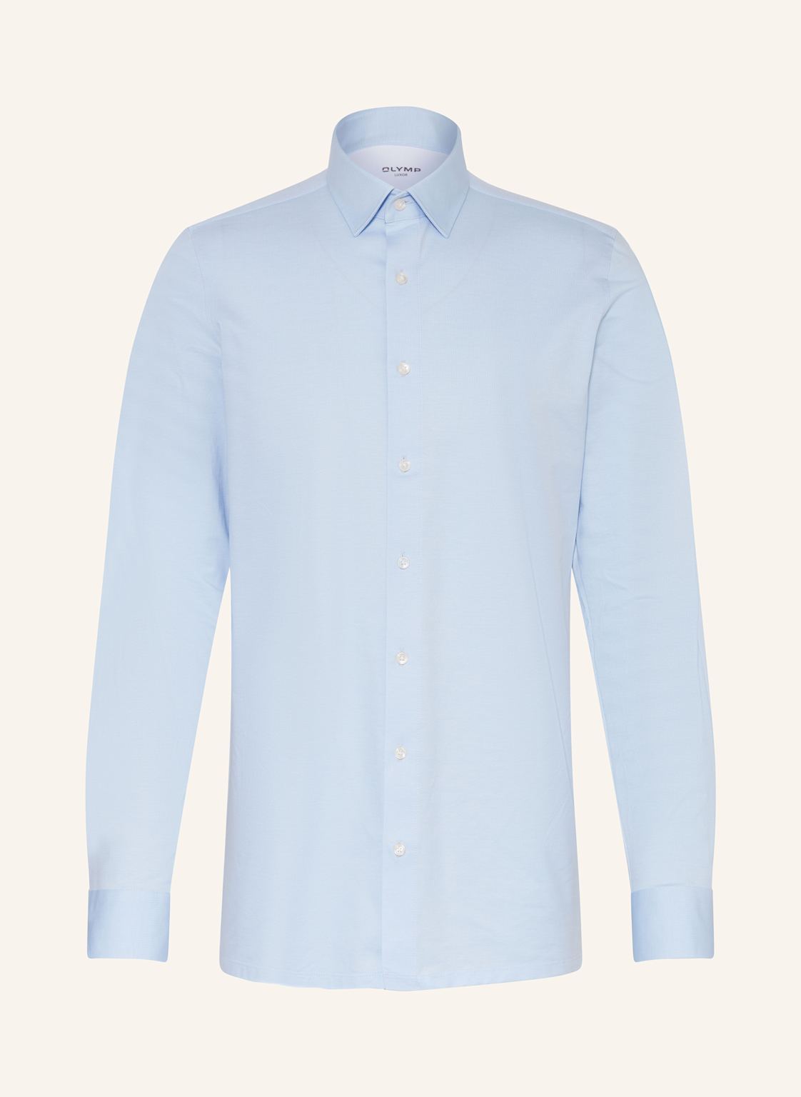 Olymp Jerseyhemd Luxor 24/Seven Modern Fit blau Olymp Jerseyhemd Luxor 24/Seven Modern Fit blau von Olymp