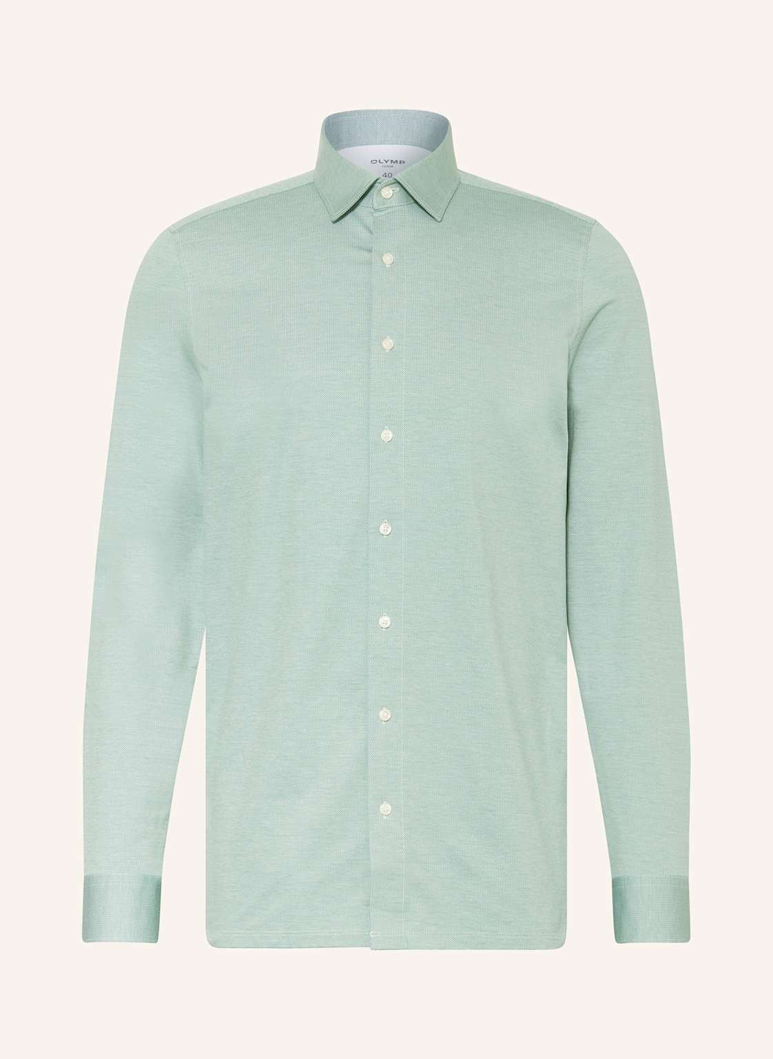 Olymp Jerseyhemd Luxor 24/Seven Modern Fit gruen Olymp Jerseyhemd Luxor 24/Seven Modern Fit gruen von Olymp