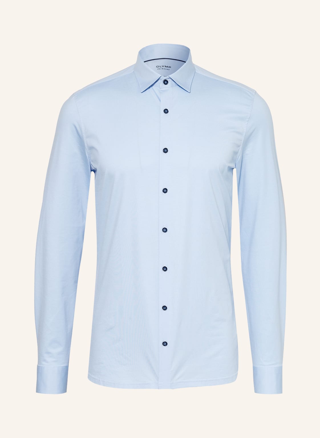 Olymp Jerseyhemd No. Six 24/Seven Super Slim blau Olymp Jerseyhemd No. Six 24/Seven Super Slim blau von Olymp