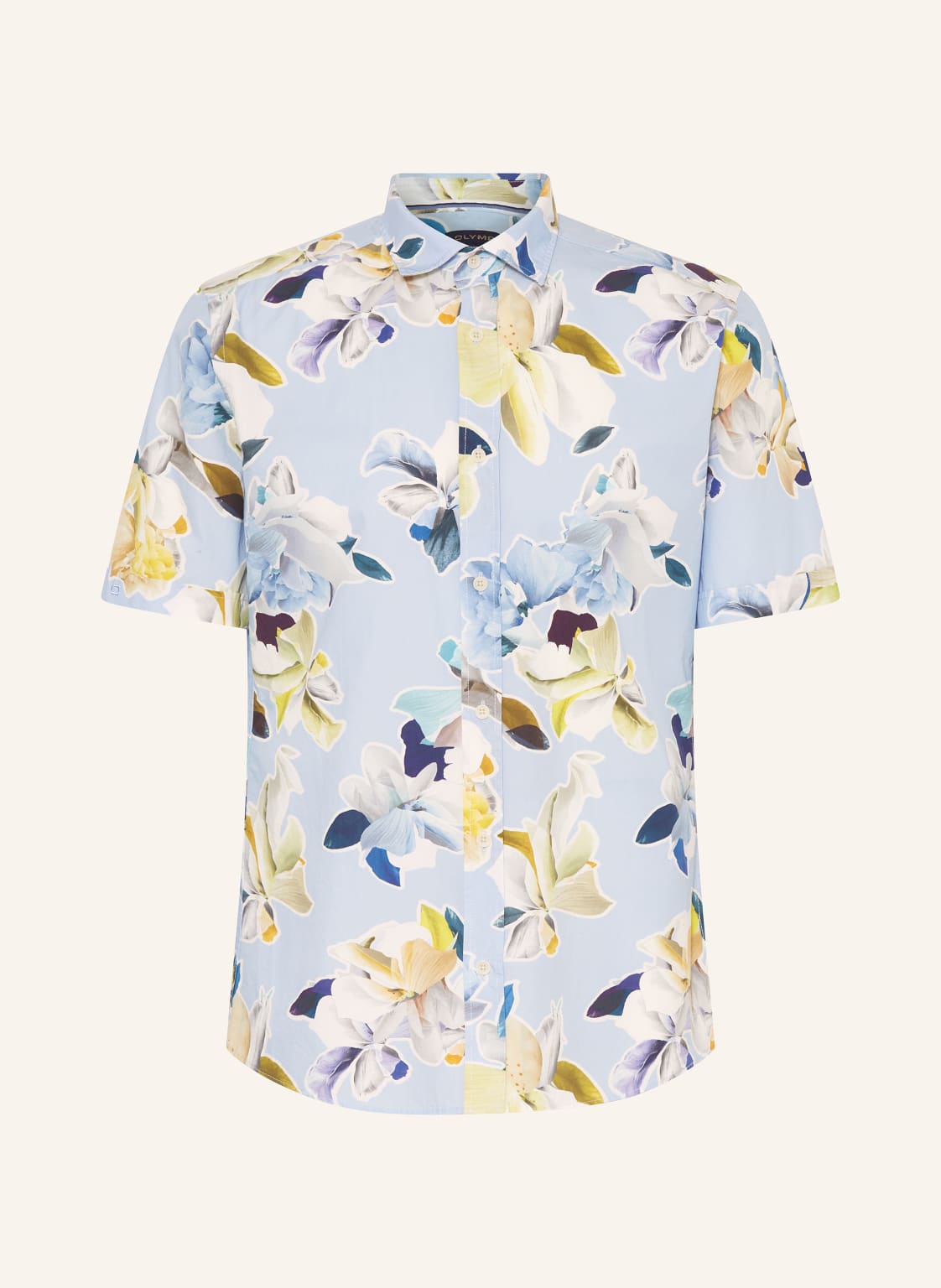 Olymp Kurzarm-Hemd Casual Regular Fit blau Olymp Kurzarm-Hemd Casual Regular Fit blau von Olymp
