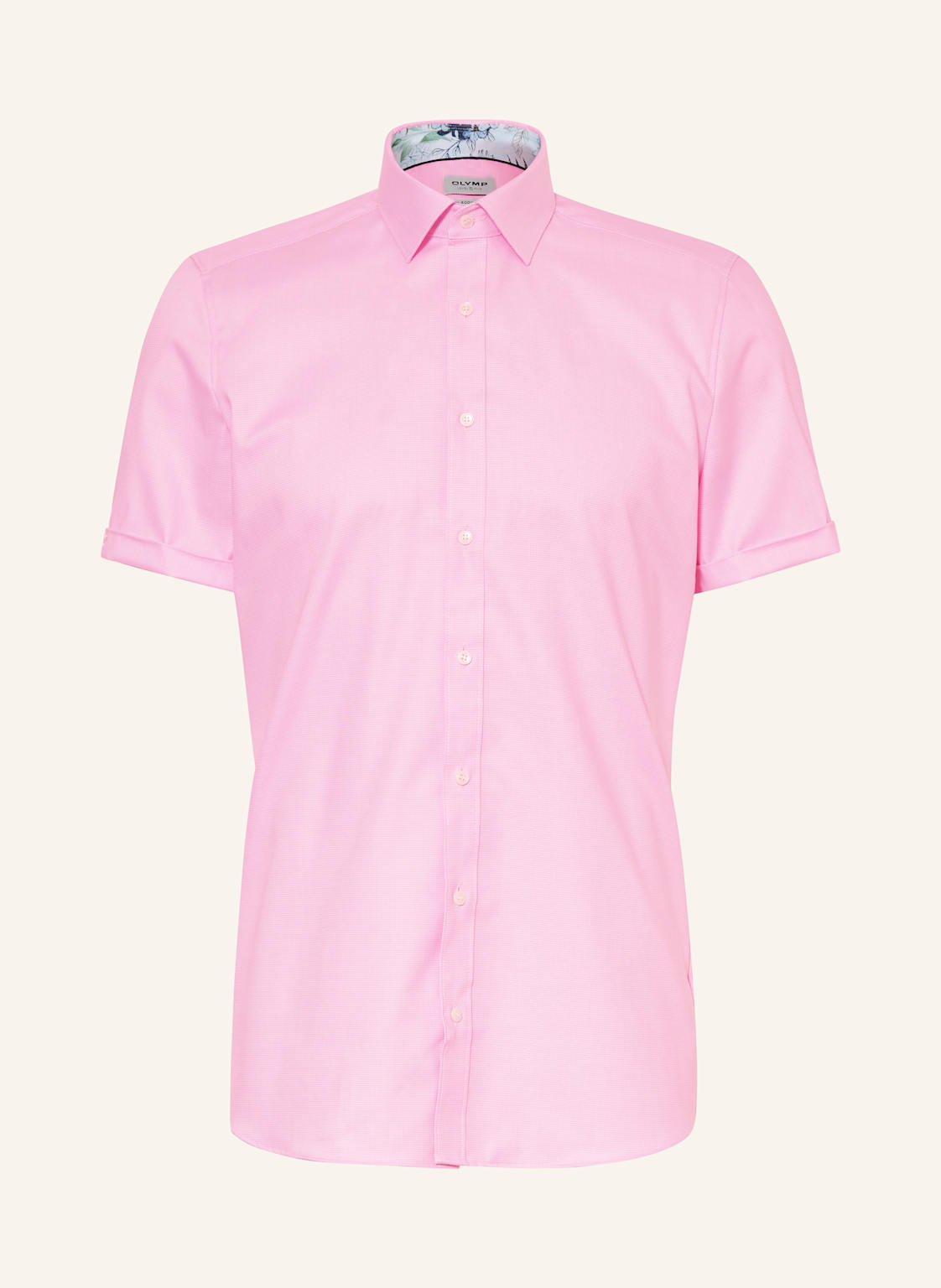 Olymp Kurzarm-Hemd Level Five Body Fit pink von Olymp