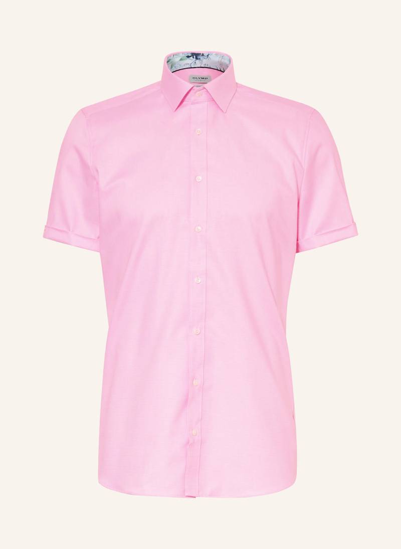 Olymp Kurzarm-Hemd Level Five Body Fit pink von Olymp