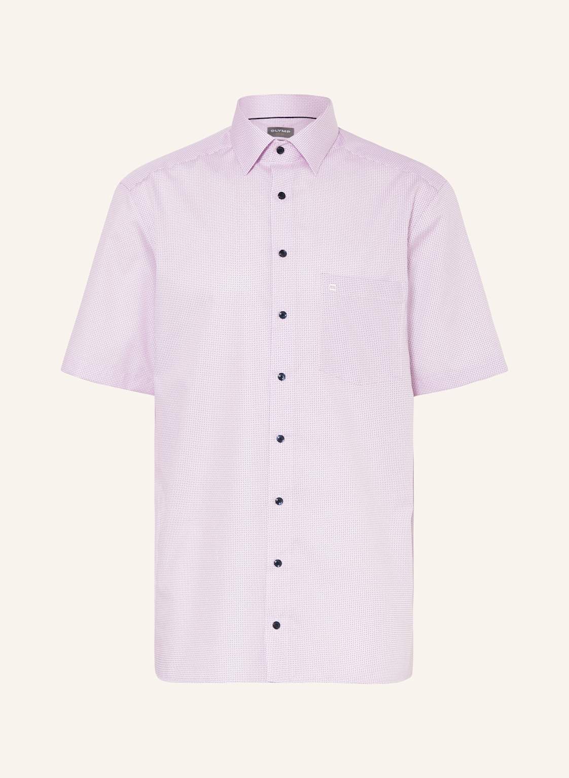 Olymp Kurzarm-Hemd Luxor Comfort Fit rosa Olymp Kurzarm-Hemd Luxor Comfort Fit rosa von Olymp