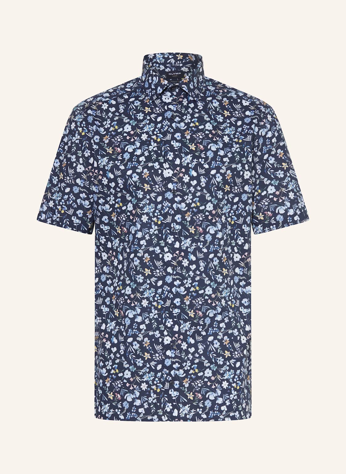 Olymp Kurzarm-Hemd Luxor Modern Fit blau Olymp Kurzarm-Hemd Luxor Modern Fit blau von Olymp