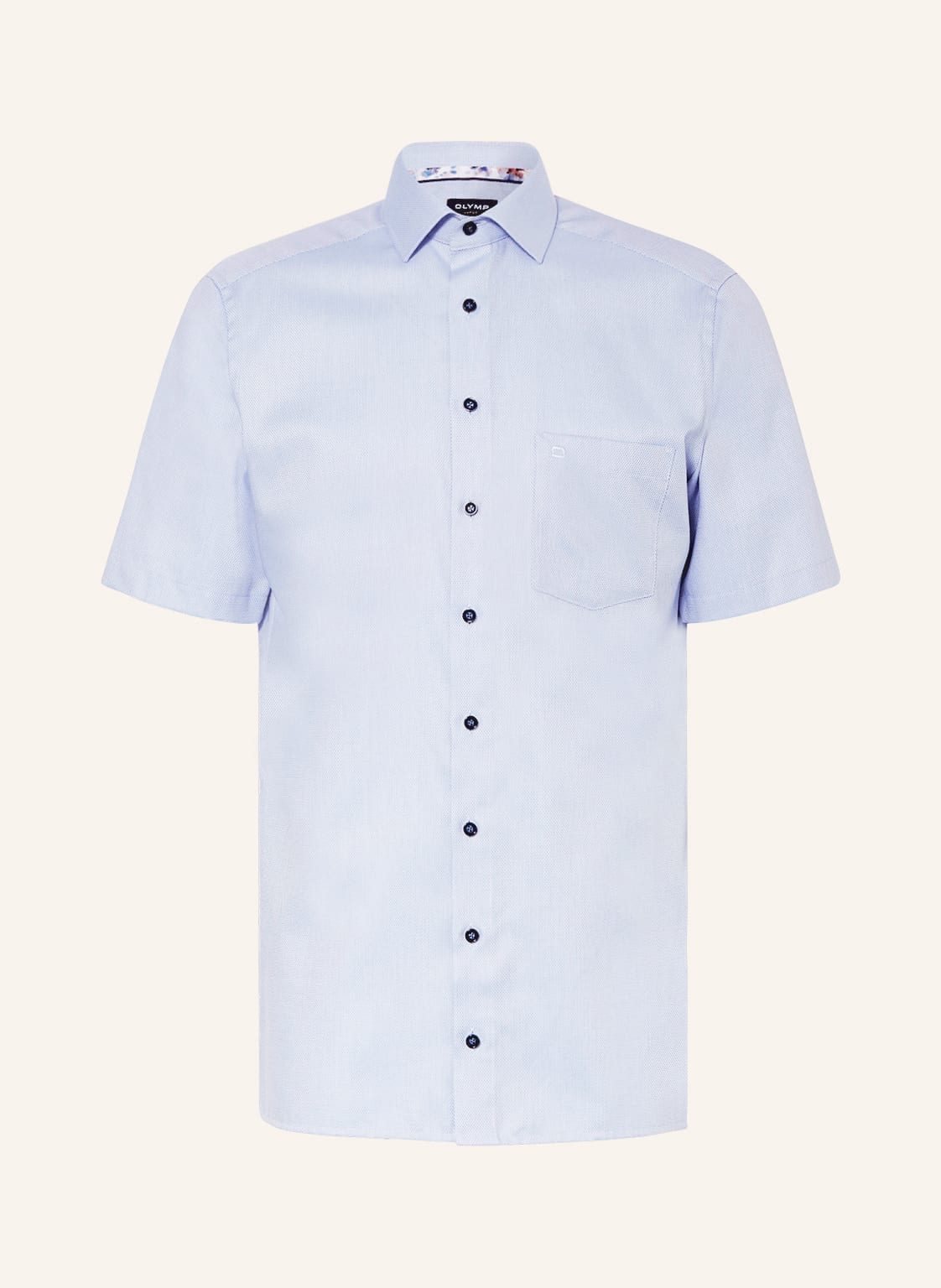 Olymp Kurzarm-Hemd Luxor Modern Fit blau Olymp Kurzarm-Hemd Luxor Modern Fit blau von Olymp