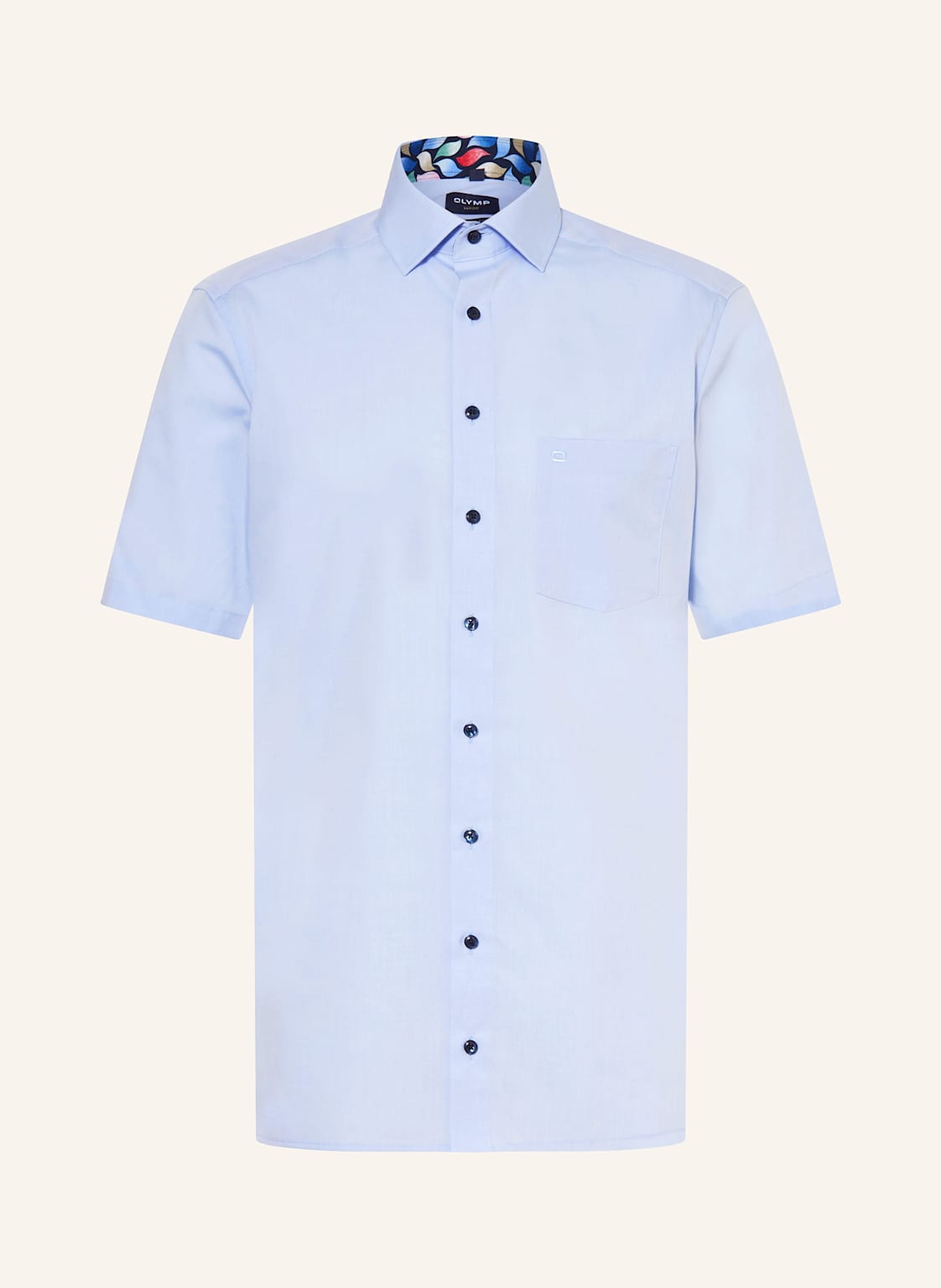 Olymp Kurzarm-Hemd Luxor Modern Fit blau Olymp Kurzarm-Hemd Luxor Modern Fit blau von Olymp