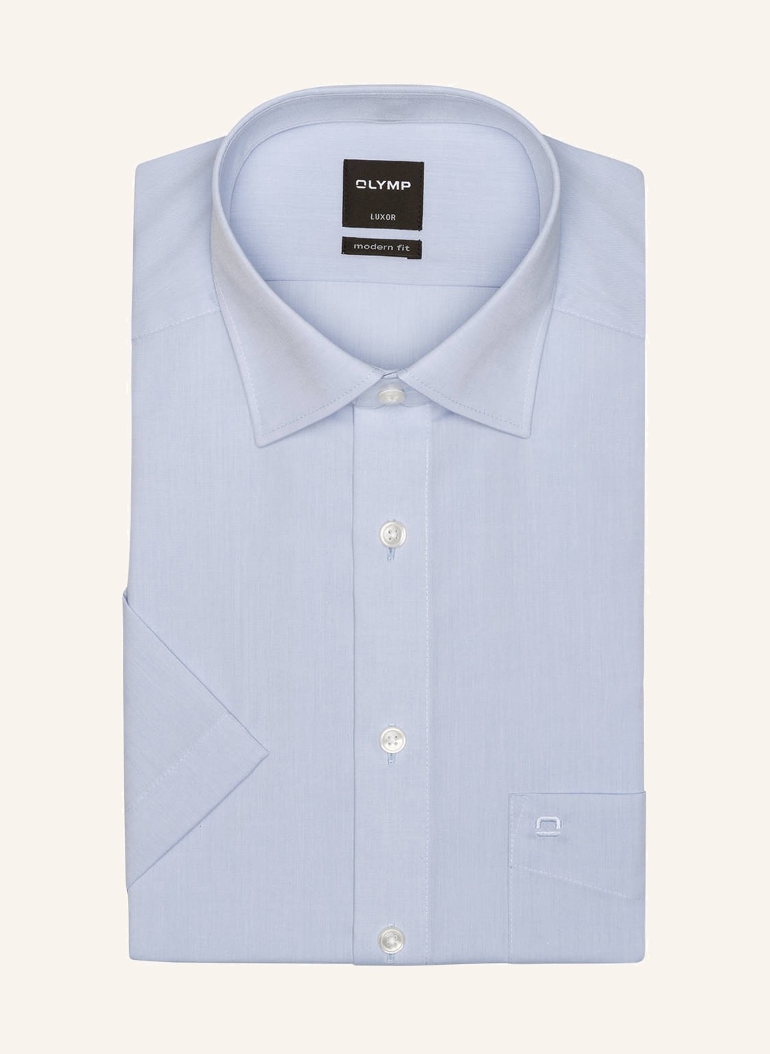 Olymp Kurzarm-Hemd Luxor Modern Fit blau Olymp Kurzarm-Hemd Luxor Modern Fit blau von Olymp