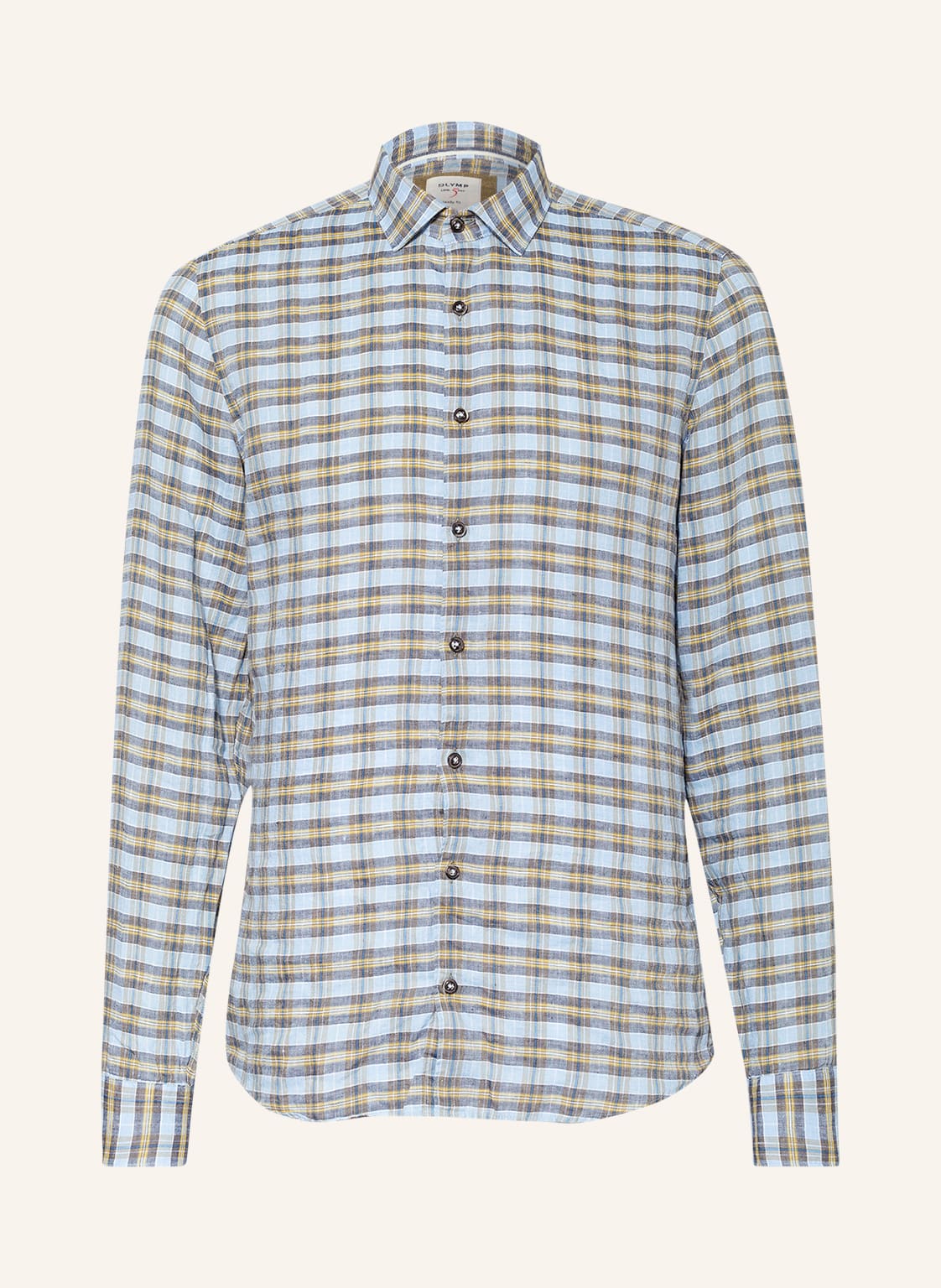 Olymp Leinenhemd Level Five Body Fit blau Olymp Leinenhemd Level Five Body Fit blau von Olymp