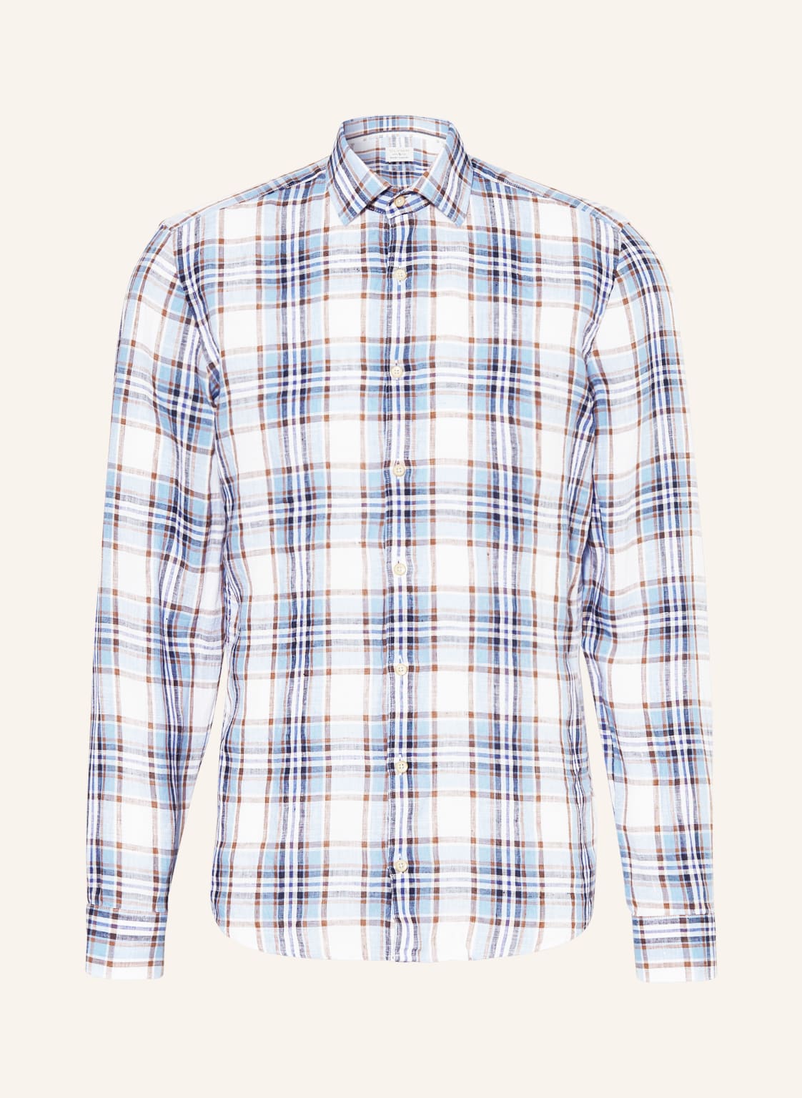 Olymp Leinenhemd Level Five Body Fit blau Olymp Leinenhemd Level Five Body Fit blau von Olymp