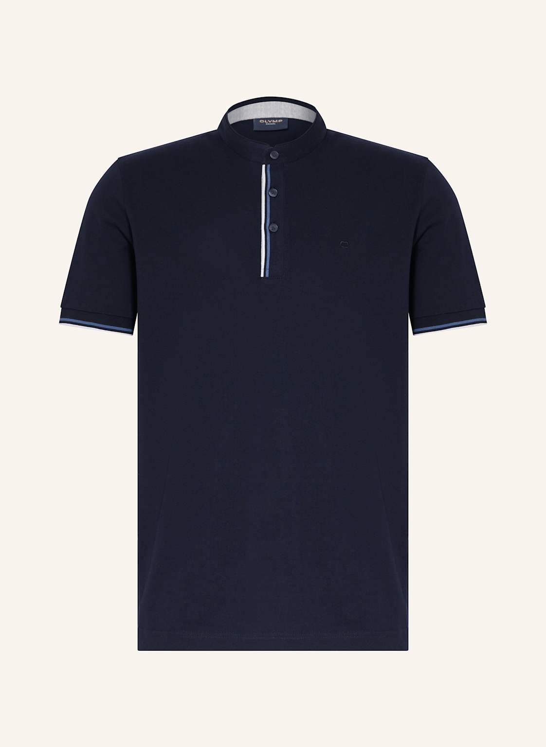 Olymp Piqué-Poloshirt blau von Olymp