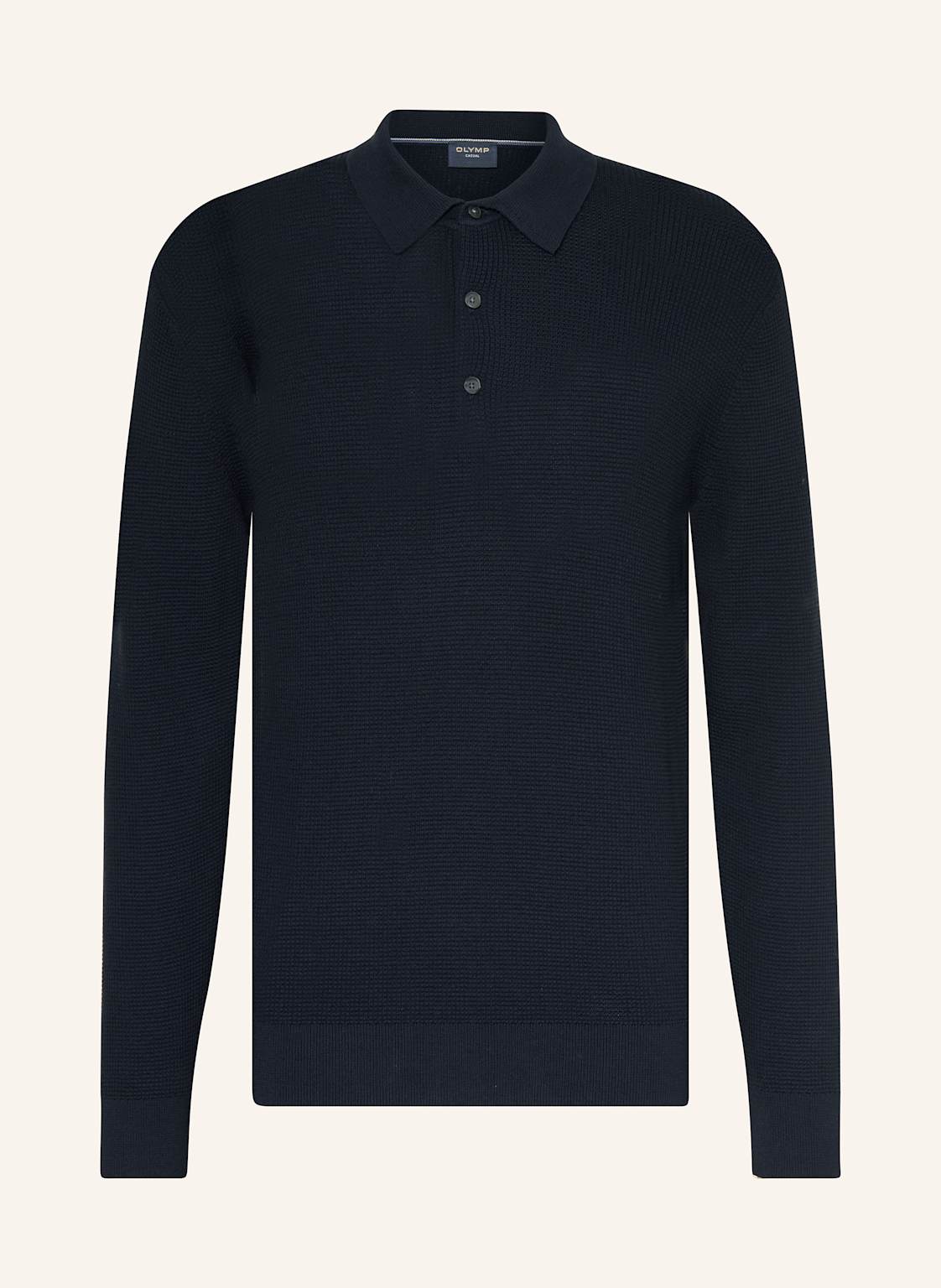 Olymp Strick-Poloshirt blau Olymp Strick-Poloshirt blau von Olymp