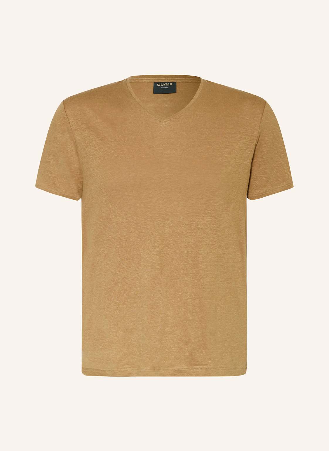 Olymp T-Shirt Aus Leinen braun Olymp T-Shirt Aus Leinen braun von Olymp
