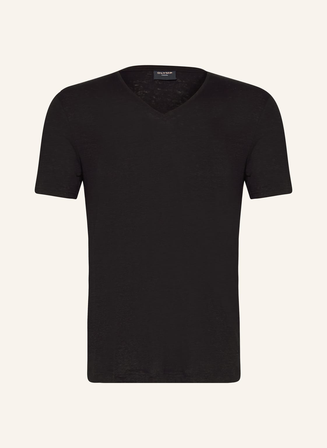 Olymp T-Shirt Aus Leinen schwarz Olymp T-Shirt Aus Leinen schwarz von Olymp