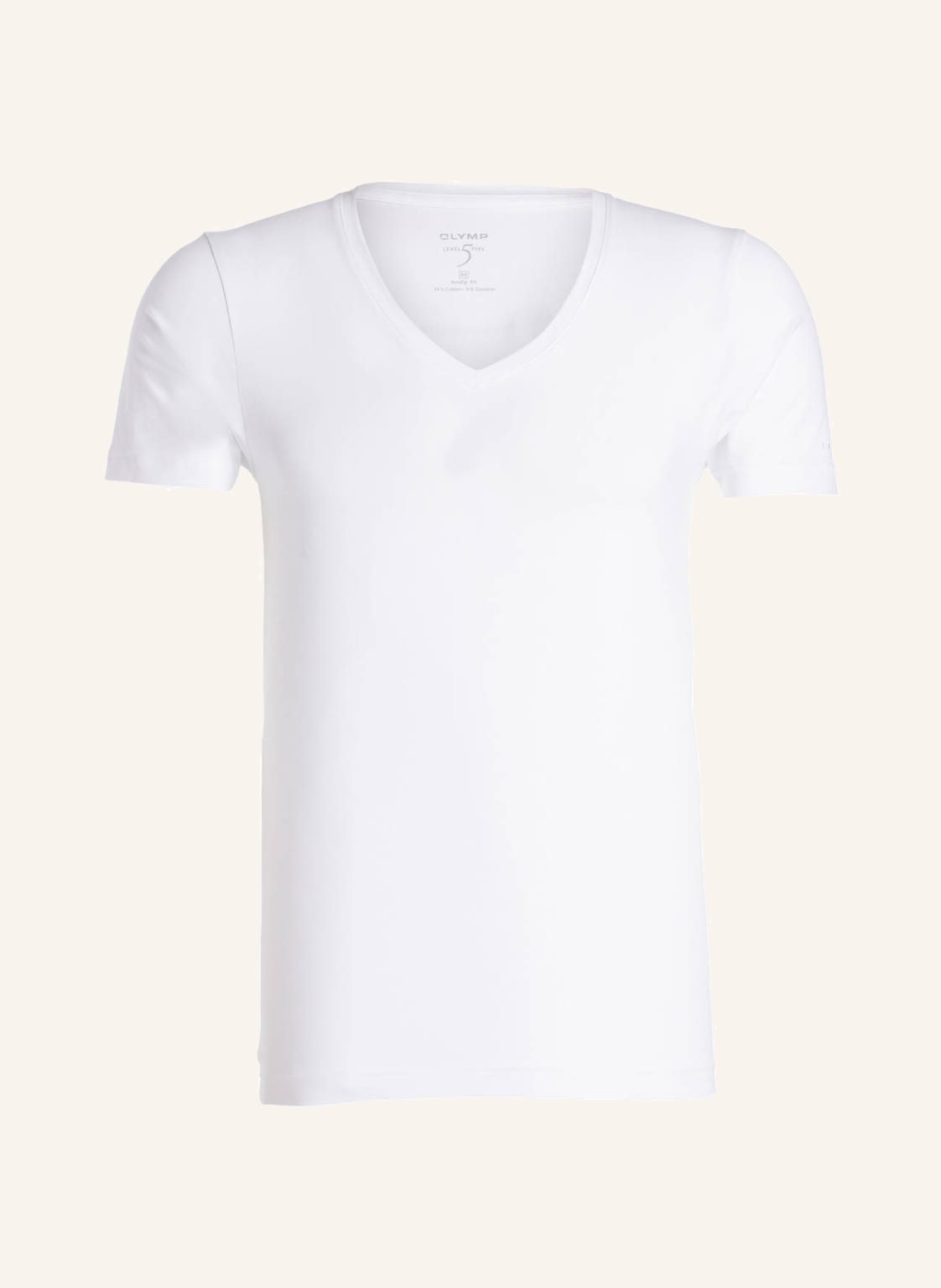 Olymp T-Shirt Level Five Body Fit weiss von Olymp