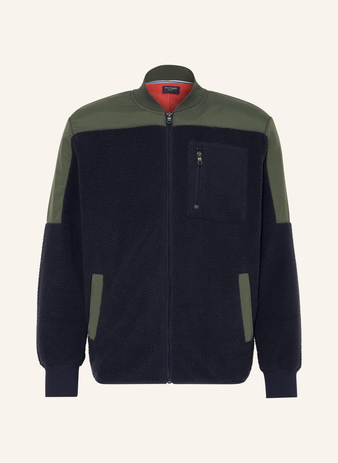 Olymp Teddyfell-Blouson blau Olymp Teddyfell-Blouson blau von Olymp