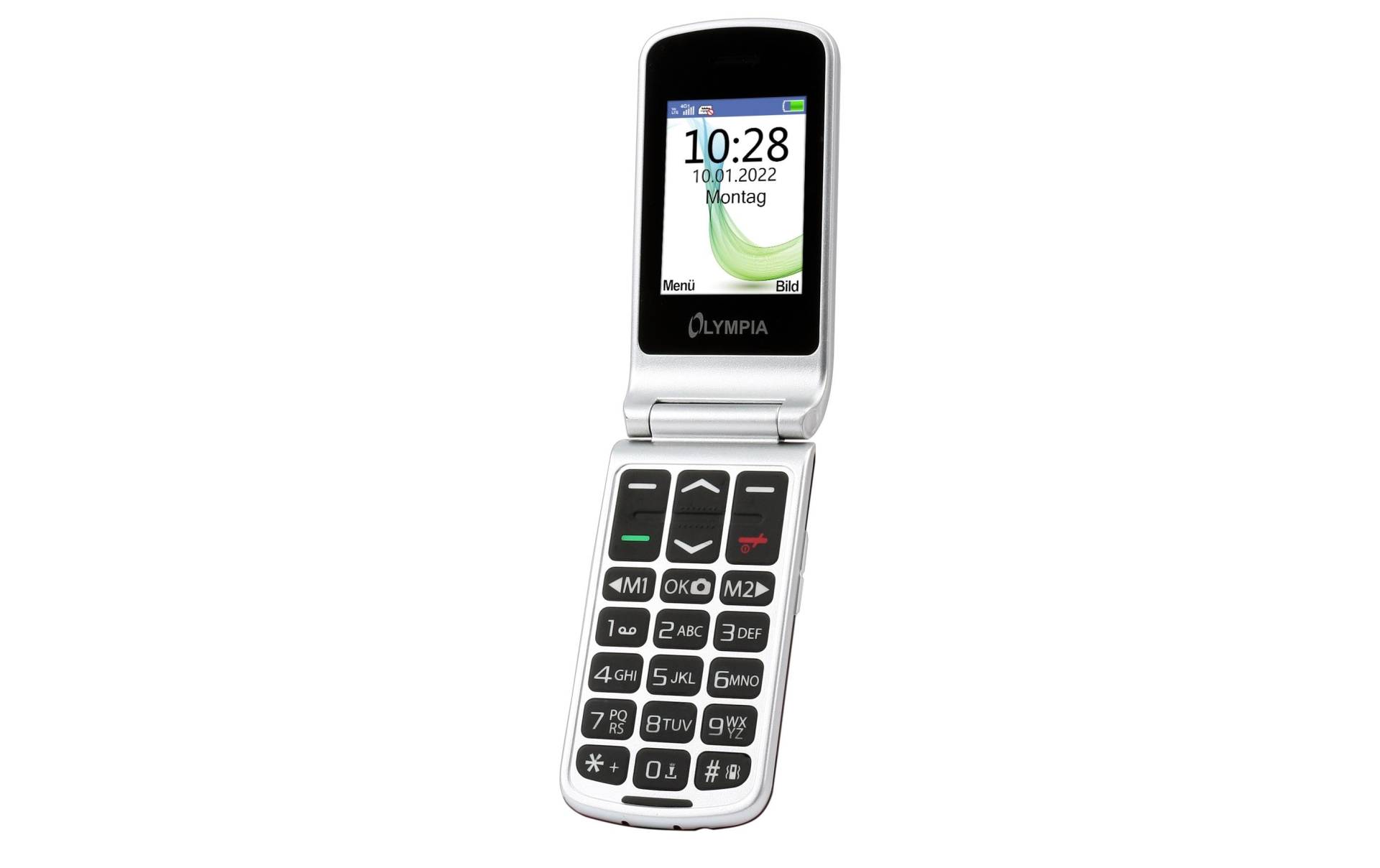 Olympia Klapphandy »Style Duo 4G«, schwarz, 6,07 cm/2,4 Zoll, 0.3 MP Kamera von Olympia