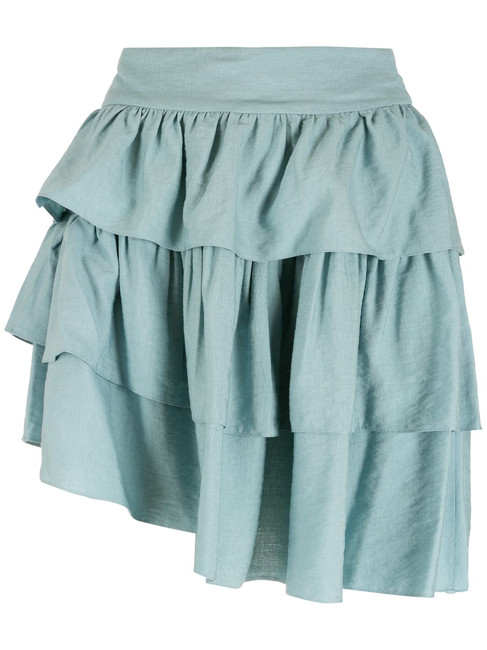 Olympiah Cape ruffled skirt - Blue von Olympiah