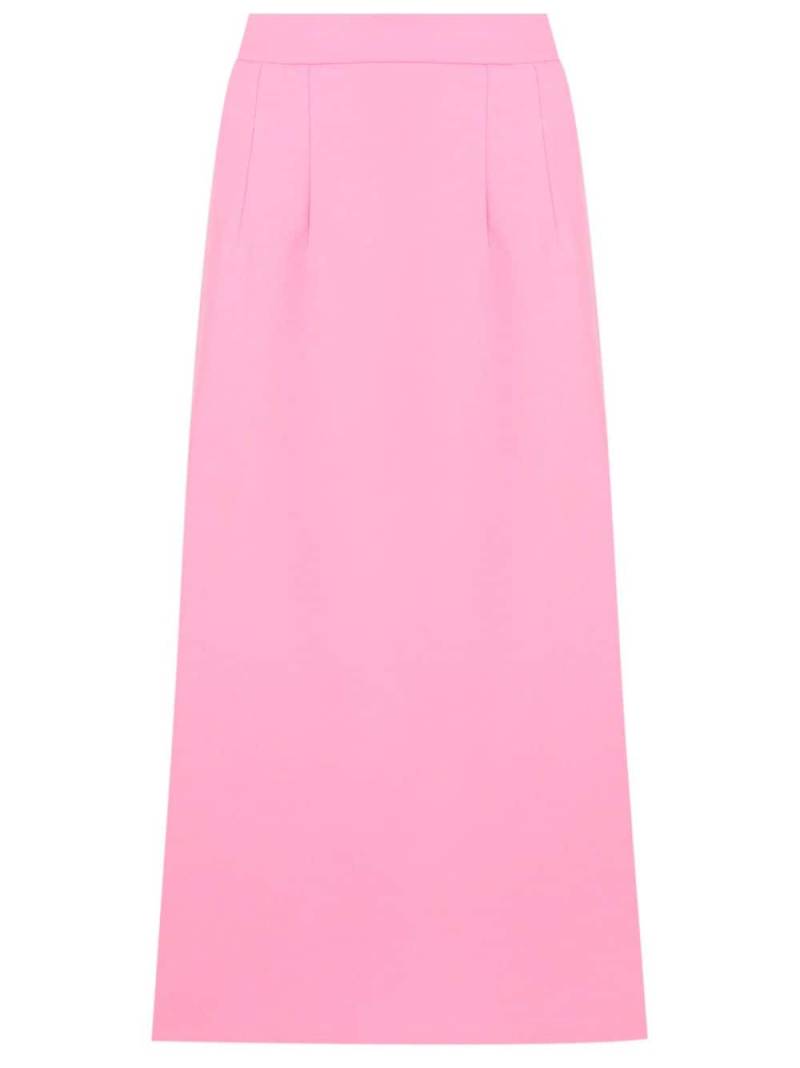 Olympiah Fenda side-slit midi skirt - Pink von Olympiah