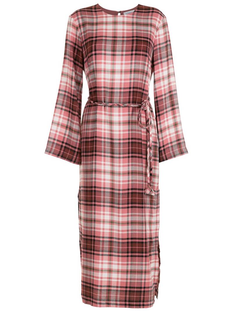 Olympiah Folk checkered shirt dress von Olympiah