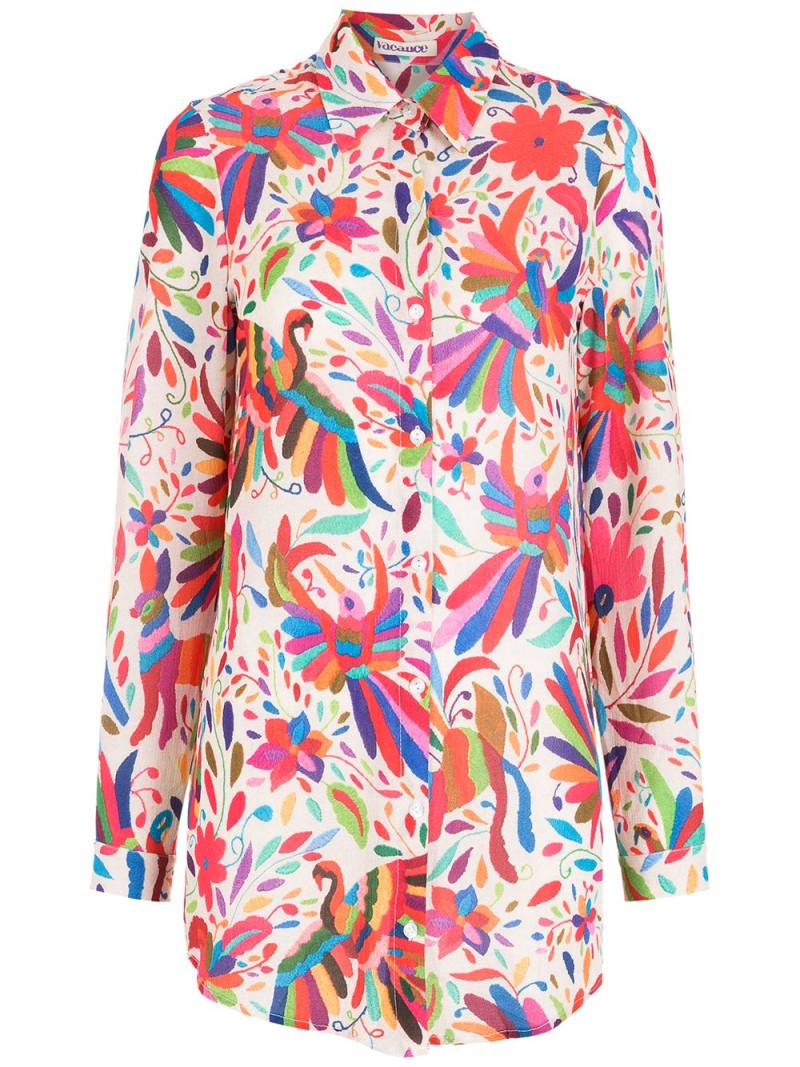 Olympiah Mexico graphic-print shirt - White von Olympiah