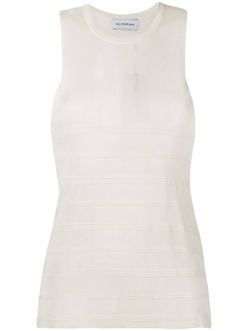 Olympiah Oseille knit tank - White von Olympiah