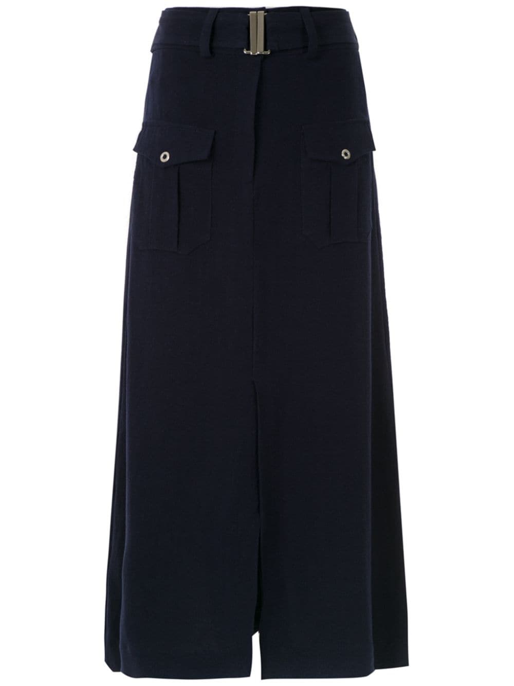 Olympiah Roma midi skirt - Blue von Olympiah