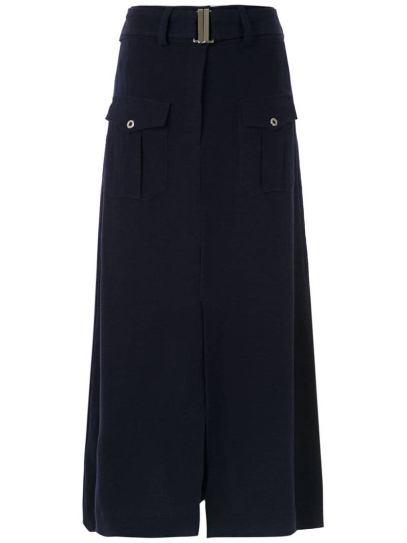 Olympiah Roma midi skirt - Blue von Olympiah