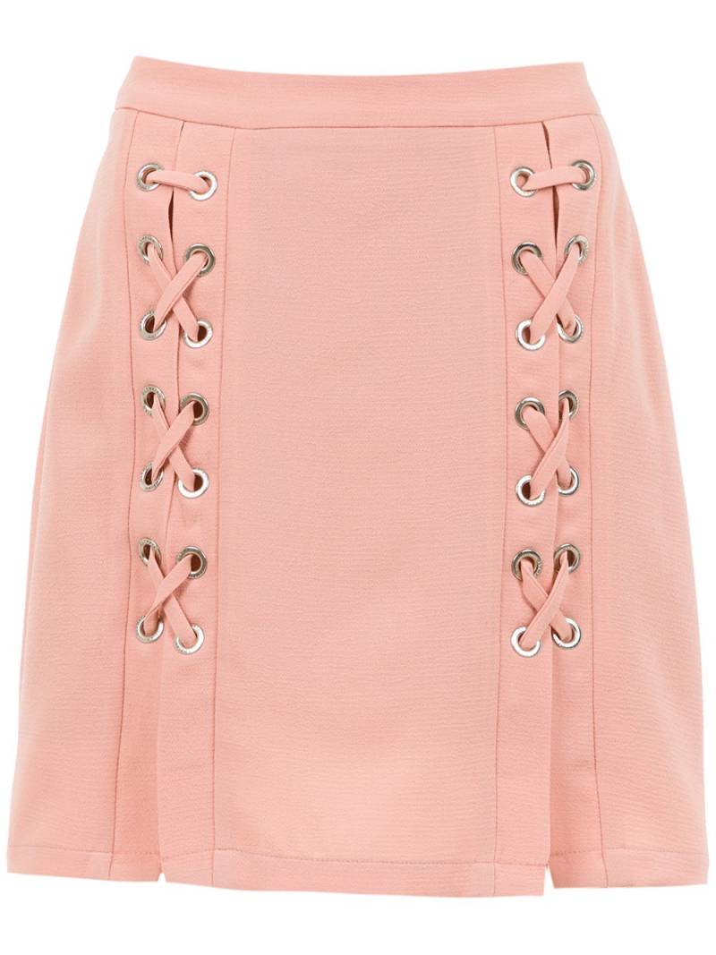 Olympiah lace up Messina skirt - Neutrals von Olympiah