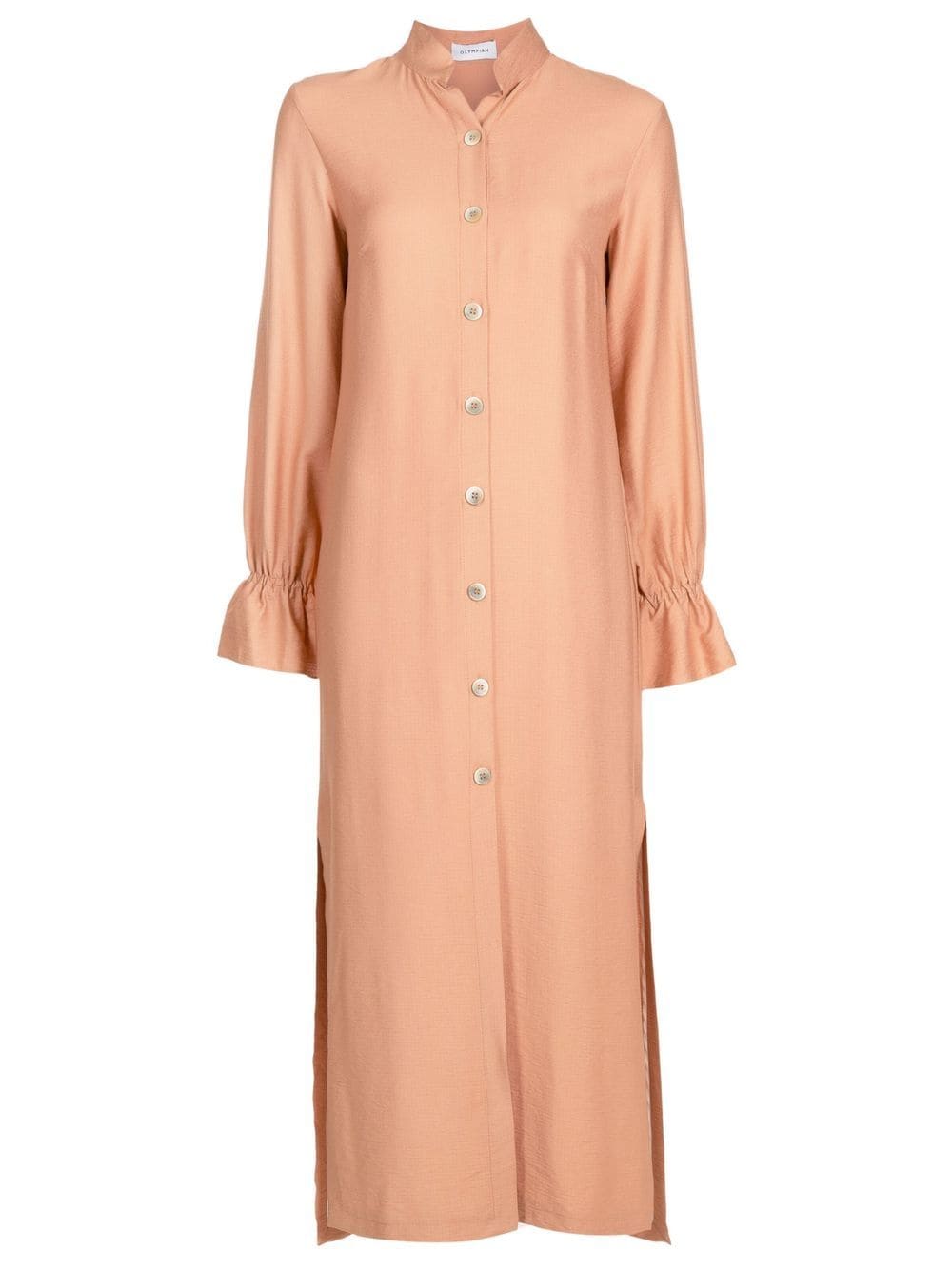 Olympiah long-sleeve maxi shirt dress - Brown von Olympiah