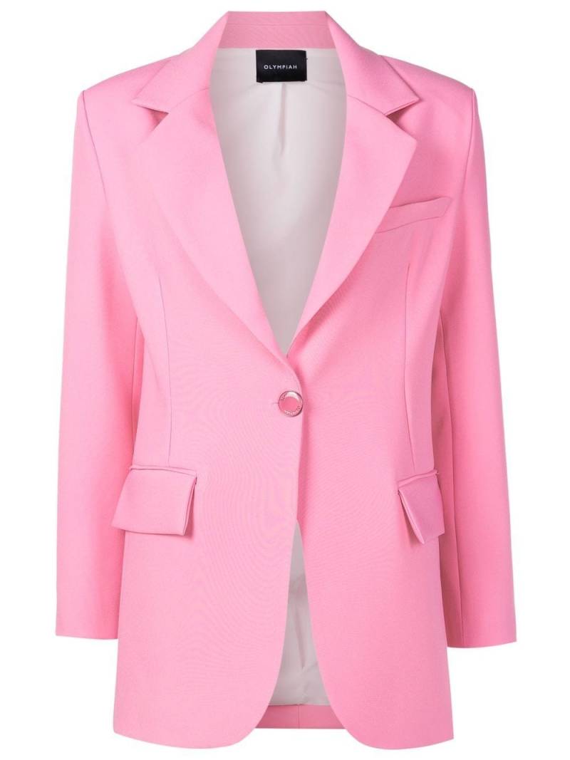 Olympiah single-breasted tailored blazer - Pink von Olympiah