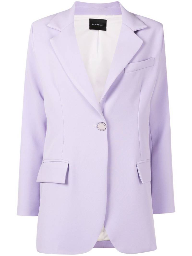 Olympiah single-breasted tailored blazer - Purple von Olympiah